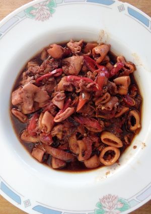 Foto resep oseng cumi pedas