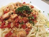 Salmon Fettuccine