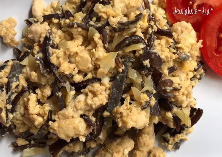 Resep Terbaru Orak arik telur jamur kuping Mantul Banget