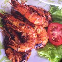 Udang bakar madu pedas রেসিপির প্রধান ছবি