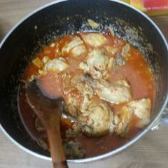 A picture of Stewed chicken.