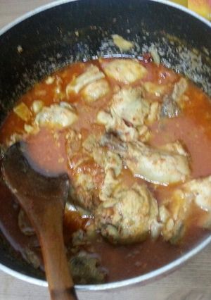 A picture of Stewed chicken.