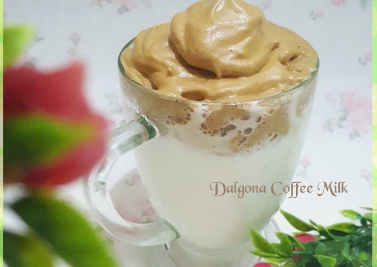 Bagaimana Cara Memasak Dalgona Coffee Milk Enak Banget Resep Masakanku