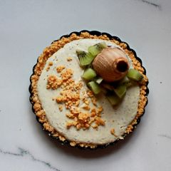 A picture of No Bake Dropped Cone Tart.