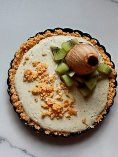A picture of No Bake Dropped Cone Tart.