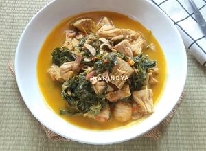 Foto resep Gulai Nangka Daun Singkong