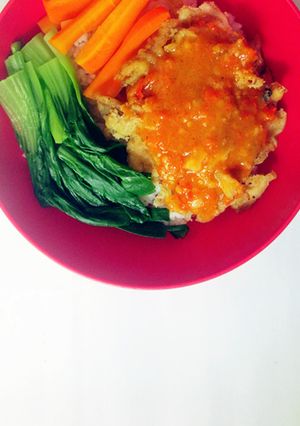 Foto resep Ayam Geprek Saus Cetar