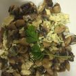 Revuelto de champiñones al ajillo para Otoño