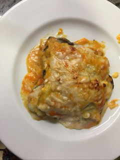 Una foto de Lasaña de berenjenas y calabacín con Parmesano