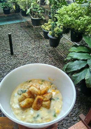 Foto resep Cream Soup Beef Corn