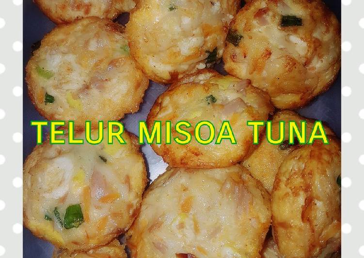 Telur misoa tuna (mpasi 1+)
