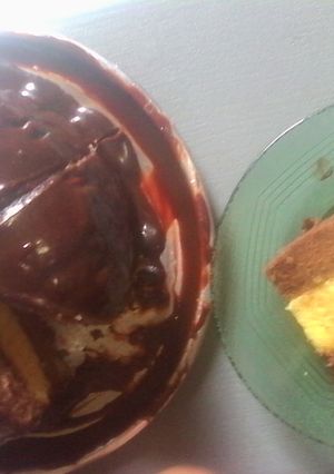 Foto resep Bolu kukus siram coklat