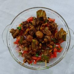 A picture of Mushroom masala snacks.