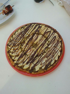 Una foto de Tarta de manzana con un toque