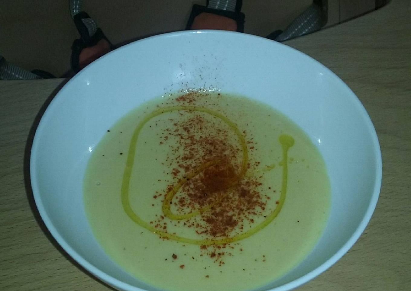 Crema de lentejas rojas