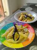 Macarrones con verduras para mis niños
