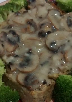 Foto resep Meatloaf saus jamur