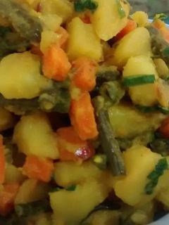 Foto resep Kentang bumbu kuning