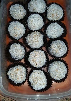 Una foto de Bolitas de coco