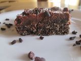 Brownie crudivegano de chocolate