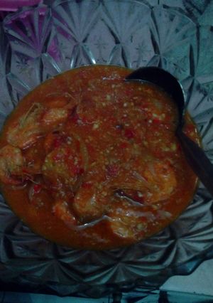 Foto resep 😄Udang Saus Padang😄