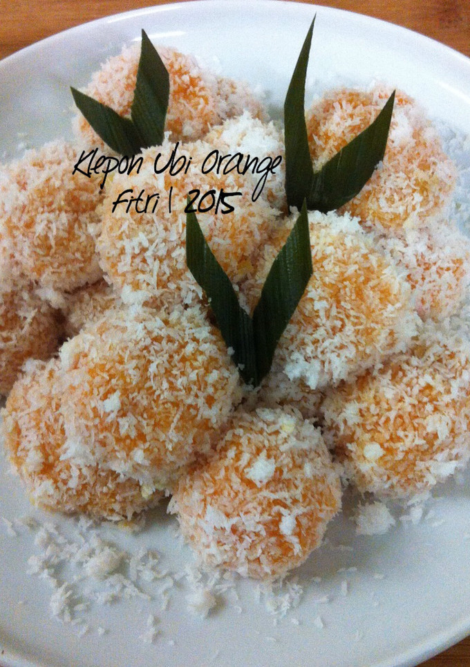 Foto resep Klepon ubi orange