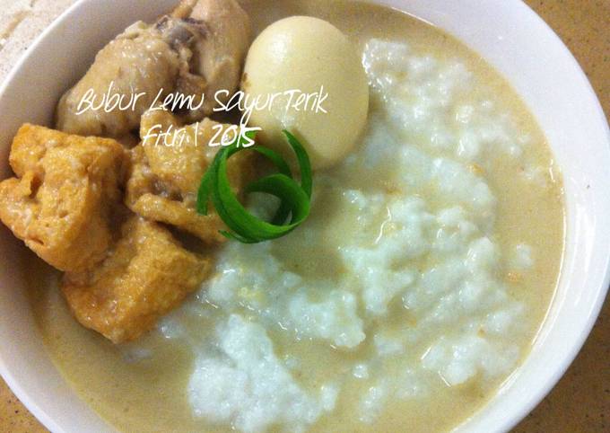 Resep Bubur Lemu Sayur Terik Oleh Fitri Sasmaya Cookpad