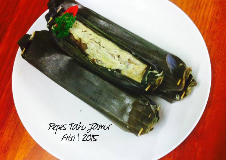 Resep Pepes Tahu Jamur Champignon yang Lezat Sekali