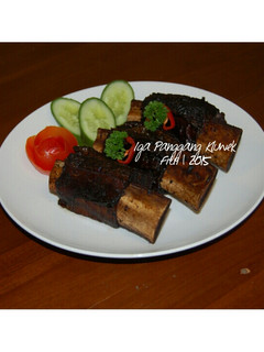 Foto resep Iga Panggang Kluwek