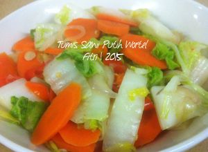 Foto resep Tumis Sawi Putih Wortel