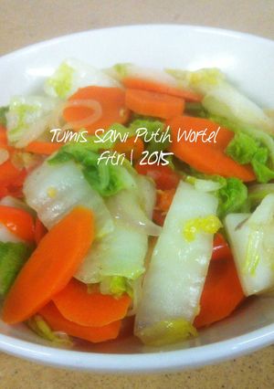 Foto resep Tumis Sawi Putih Wortel