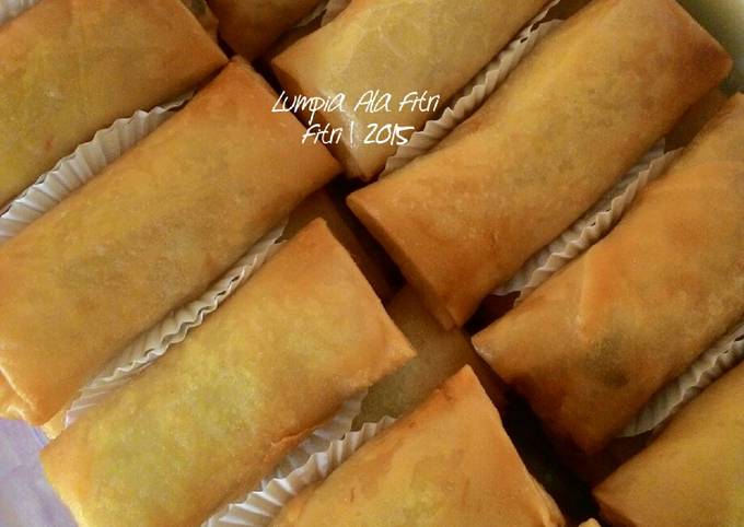 Ini dia! Cara termudah buat Lumpia Ala Fitri dijamin nikmat