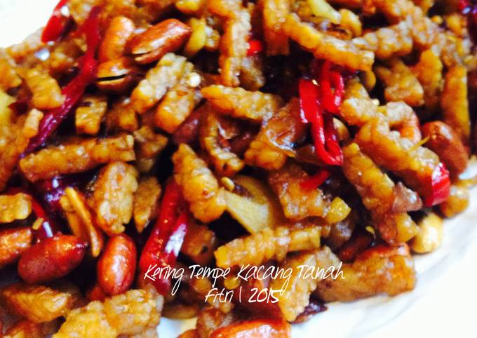 Resep bikin Kering Tempe Kacang Tanah yang istimewa