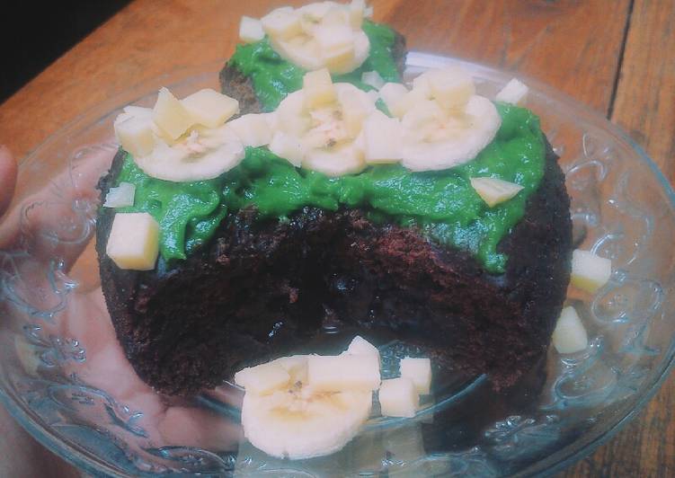 Langkah Mudah untuk Membuat Greentea Choco Lava Cake Anti Gagal
