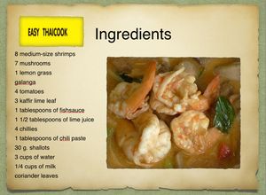 รูปของต้มยำกุ้งน้ำข้น / How to tom yum goong