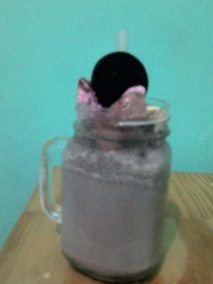 Foto resep oreo milkshake with ice cream