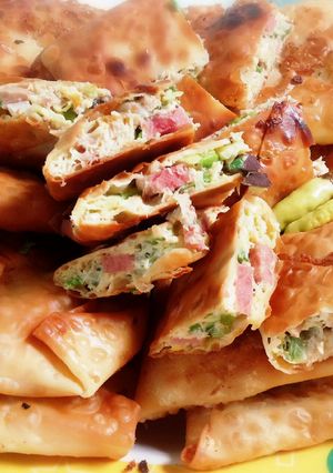 Foto resep Martabak telur sosis 