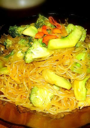 Foto resep Mie jagung brokoli pedas