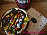 Pizza Brownie de Lacasitos