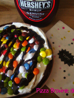Una foto de Pizza Brownie de Lacasitos