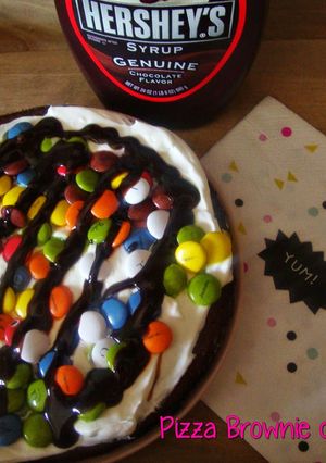 Una foto de Pizza Brownie de Lacasitos