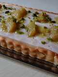 Rebarbarás amaretti krémes pite