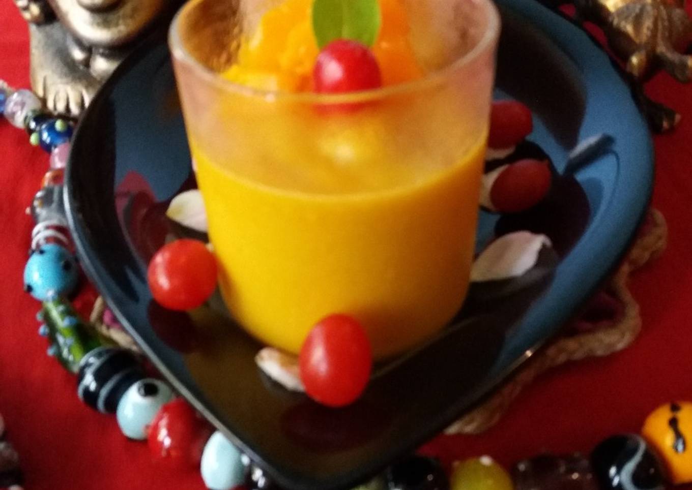 Brazilian mango mousse