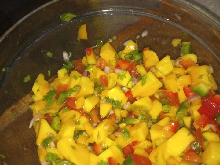 Easy Steps to Make Recipe Mango salsa that is Really Delicious, So Delicious}