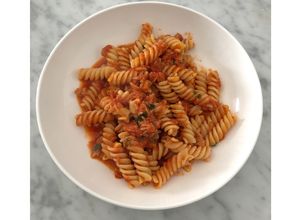 Foto di Fusilli con il sugo di pomodoro e tonno🍝
