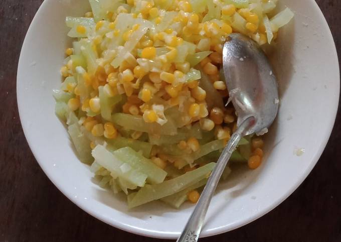 Cara Bikin Tumis Labu Jipang dan Jagung Anti Gagal