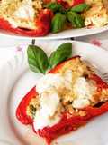 Peperoni ripieni con riso 🌶