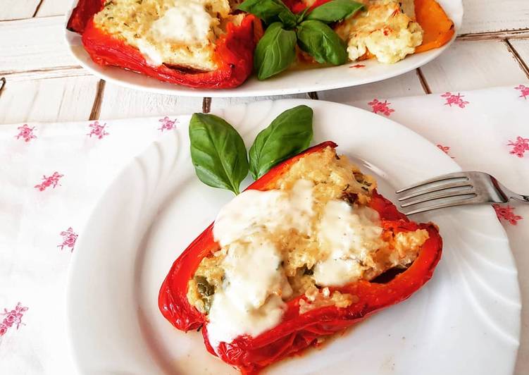 Peperoni ripieni con riso 🌶