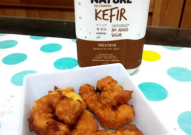 Udang Goreng Tepung Keto pakai Kefir