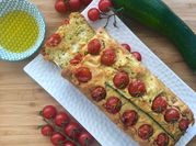 Une photo de cake à la courgette